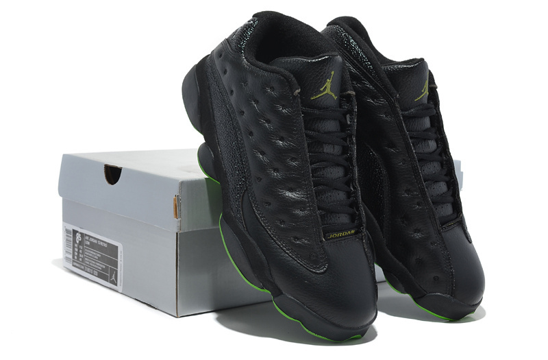 Air Jordan 13 Low Black Green Shoes