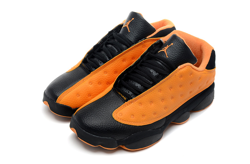 Air Jordan 13 Low Black Orange Shoes