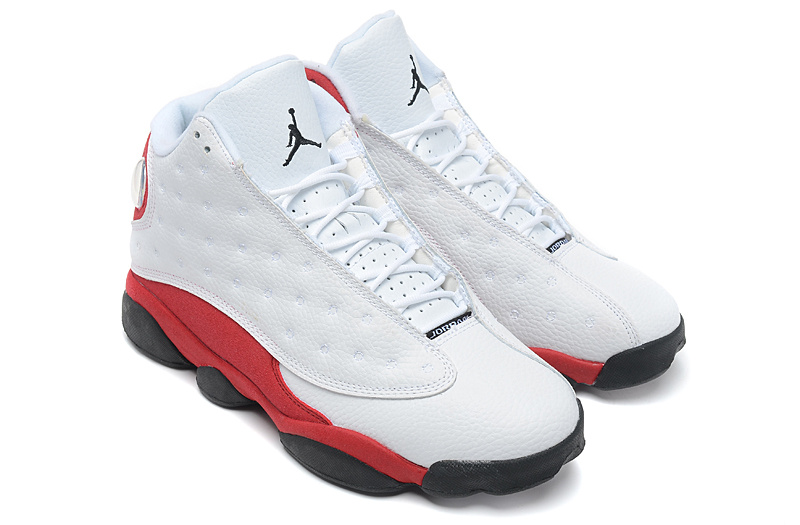 Air Jordan 13 Retro Mens White Black Varsity Red