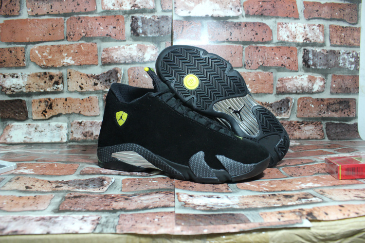 2015 Air Jordan 14 OG Black Ferrari Shoes - Click Image to Close