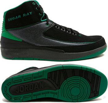 Cheap And Comfortable Air Jordan 2 Black Green Chrome