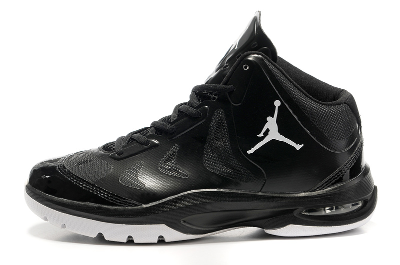 2012 Olympic Jordan Shoes Black White Logo