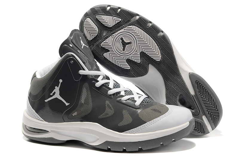 2012 Olympic Jordan Shoes Black White - Click Image to Close