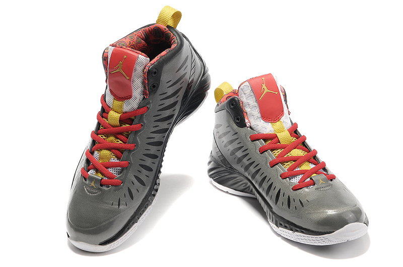 2012 Olympic Jordan Shoes Grey Red White