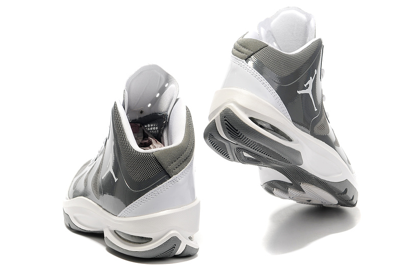 2012 Olympic Jordan Shoes Grey White