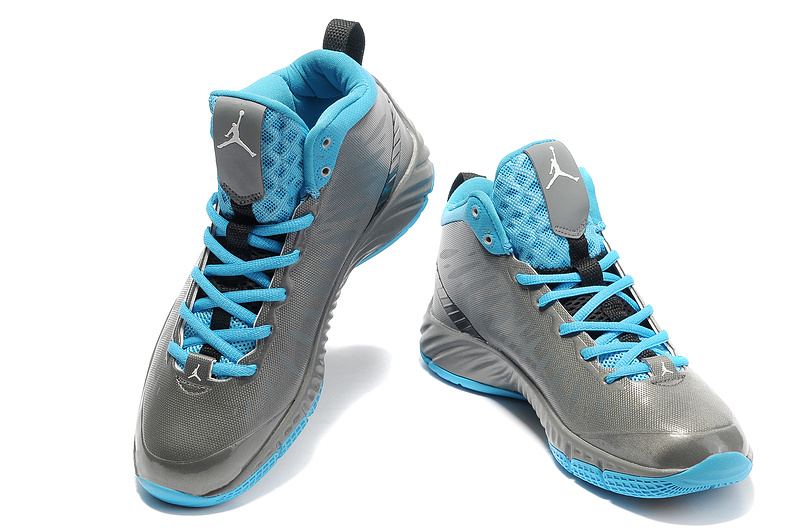 2012 Olympic Jordan Shoes Grey Yellow Blue - Click Image to Close