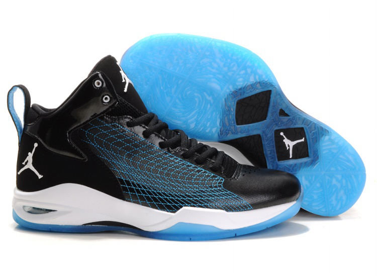 Handsome Jordan 23 Fly Spiderman Black Blue White