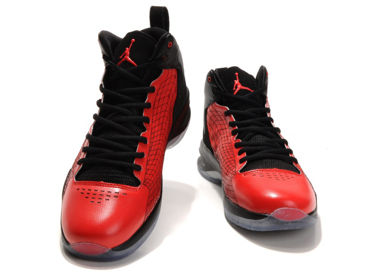 Handsome Jordan 23 Fly Spiderman Red Black