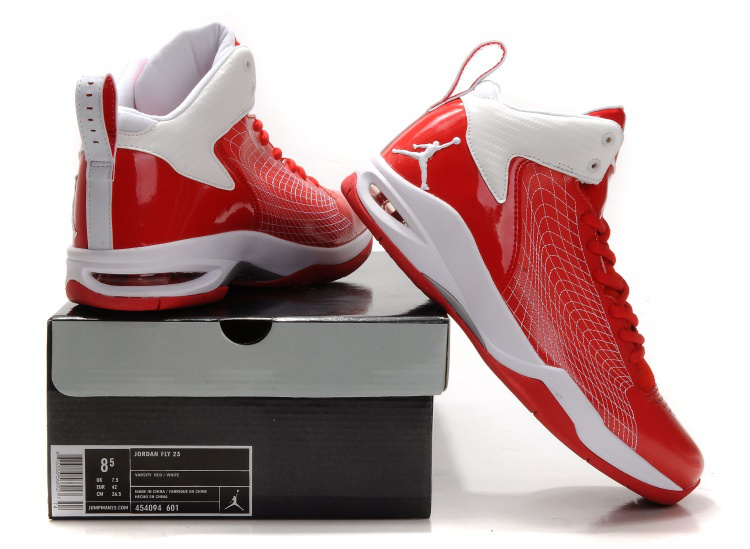 Handsome Jordan 23 Fly Spiderman Red White - Click Image to Close