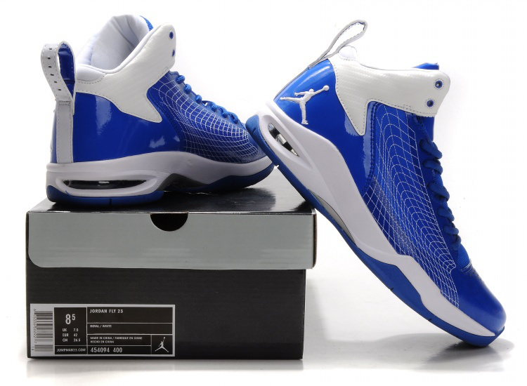 Handsome Jordan 23 Fly Spiderman White Blue - Click Image to Close