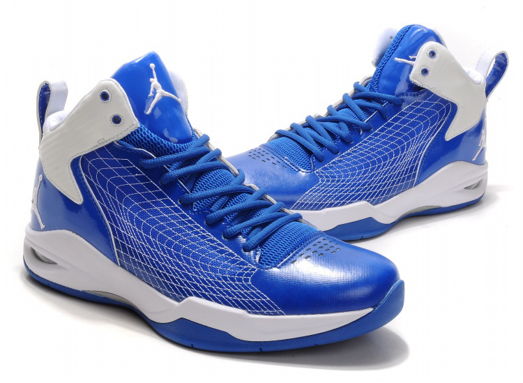 Handsome Jordan 23 Fly Spiderman White Blue