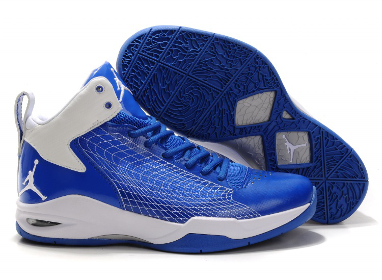 Handsome Jordan 23 Fly Spiderman White Blue