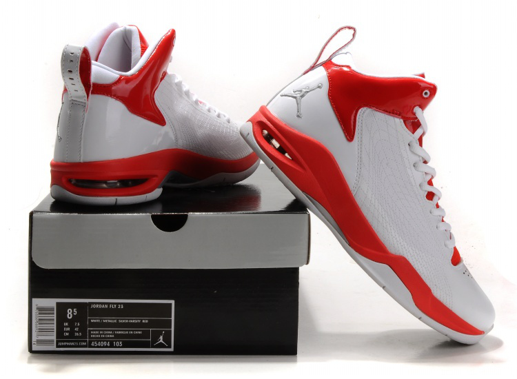 Handsome Jordan 23 Fly Spiderman White Red - Click Image to Close