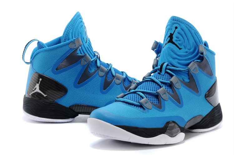 Air Jordan 28 SE Blue Black White Shoes - Click Image to Close