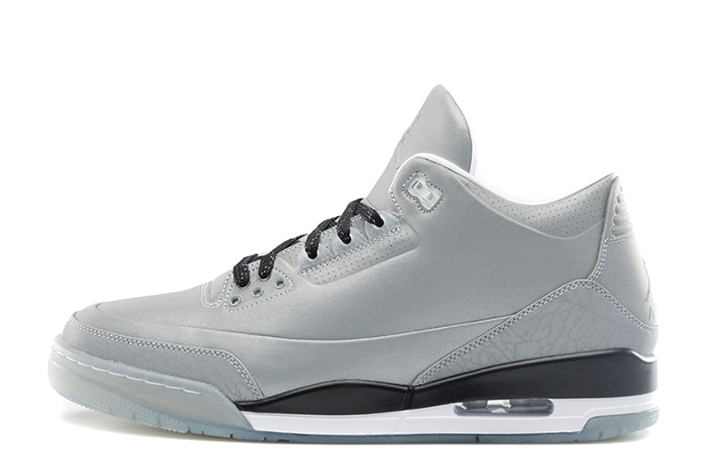 Air Jordan 3 5Lab3 Reflective Silver Black White