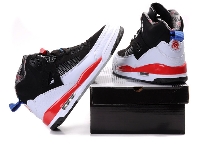 Real Air Jordan Shoes 3.5 Black White Red - Click Image to Close