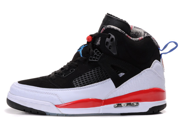 Real Air Jordan Shoes 3.5 Black White Red - Click Image to Close