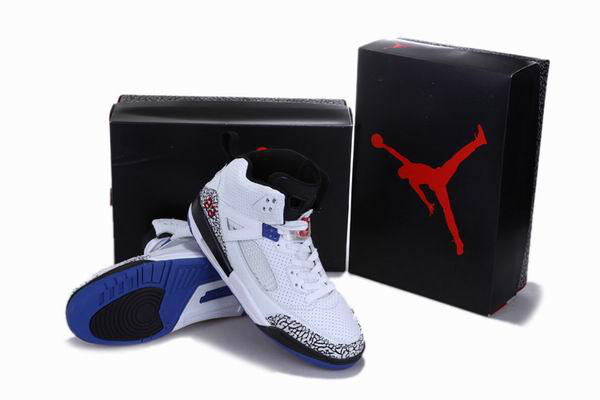 New Arrival Jordan 3.5 Reissue White Black Blue Cement Shoes - Click Image to Close