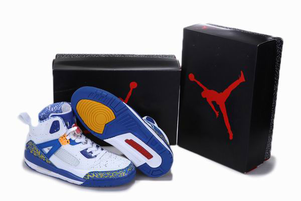 New Arrival Jordan 3.5 Reissue White Blue Yellow Shoes