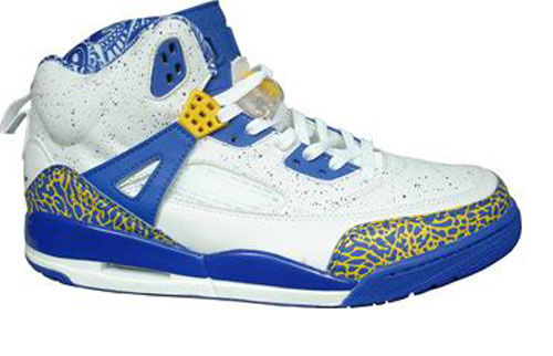 Special Jordan Shoes 3.5 White Blue - Click Image to Close