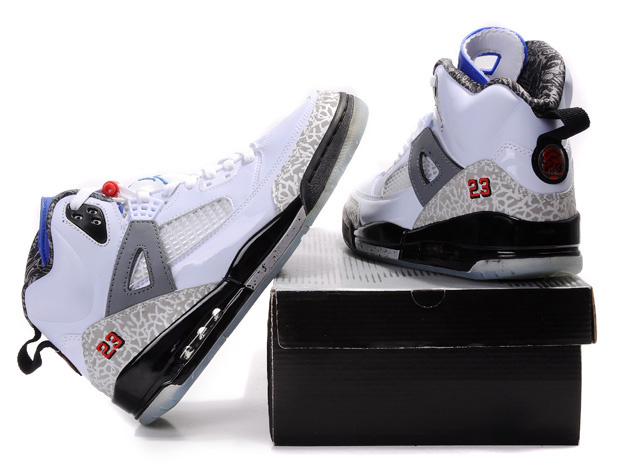Special Jordan Shoes 3.5 White Grey Blue - Click Image to Close