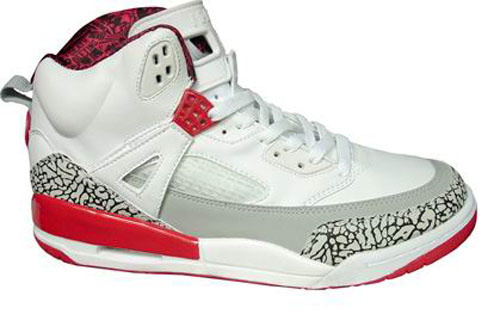 Special Jordan Shoes 3.5 White Red - Click Image to Close