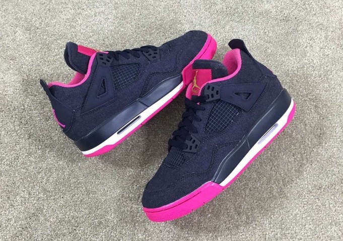 Air Jordan 4 GS Denim - Click Image to Close