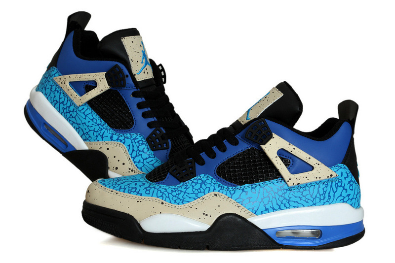 New Air Jordan Retro 4 Cookie Monster Shoes