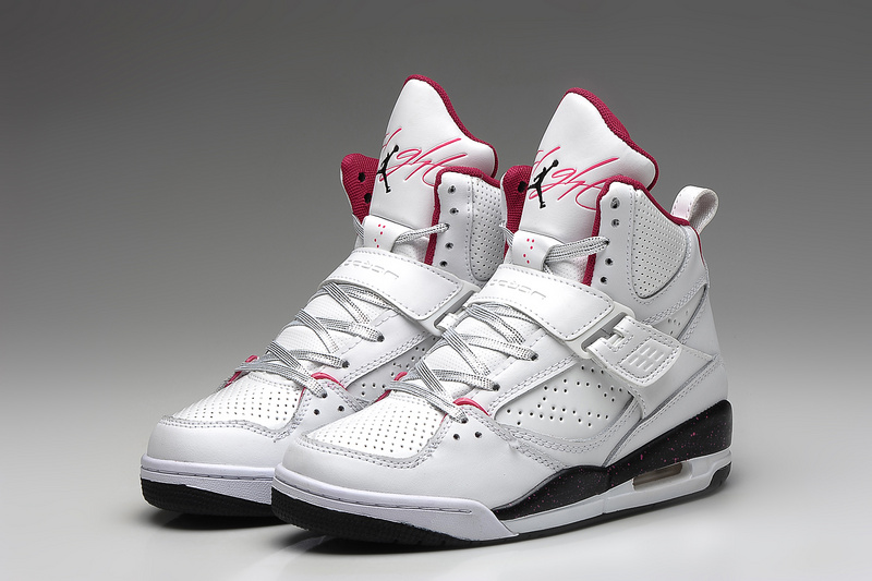 Air Jordan 45 Flight White Black Red For Women