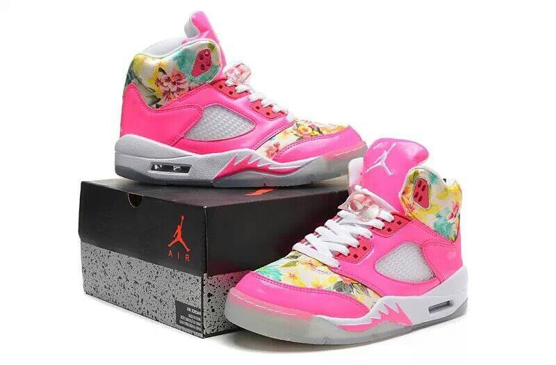 Air Jordan 5 GS Pink Cherry Blossom - Click Image to Close