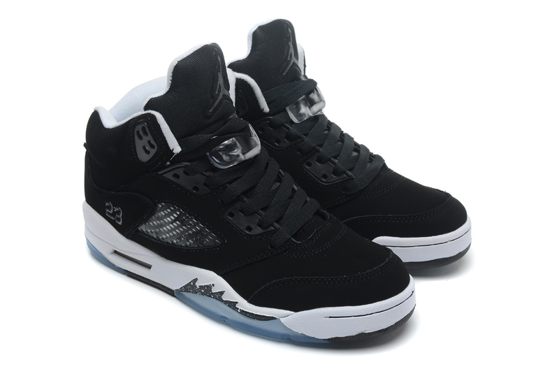 Air Jordan 5 Retro Oreo Black Cool Grey White - Click Image to Close