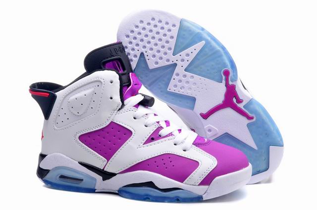 Air Jordan 6 GS Bright Grape - Click Image to Close