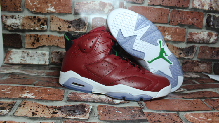 2015 Air Jordan 6 History of Jordan Christmas Red MVP Shoes