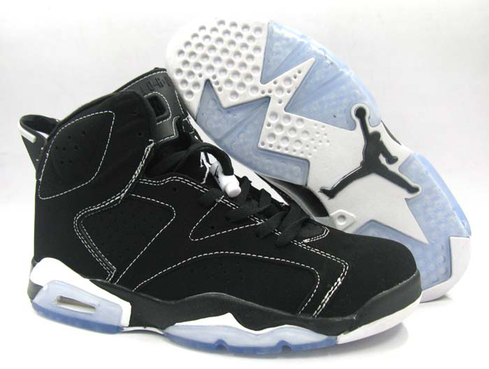 Original Jordan 6 Black White Shoes