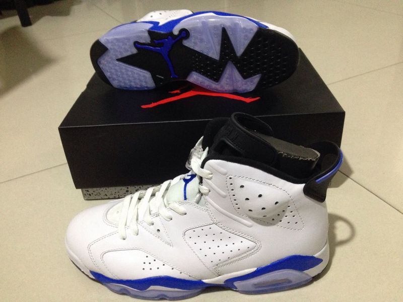 New Air Jordan Retro 6 Sport Blue Shoes