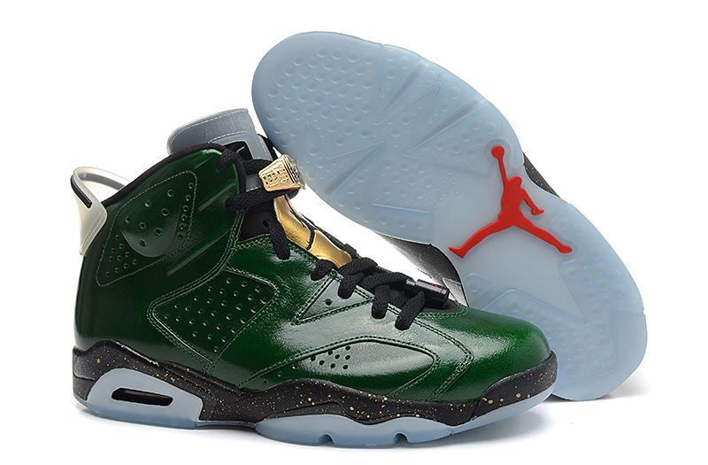 Air Jordan 6 VI Retro Champagne Bottle Pro Green Metallic Gold Chilling Red Black