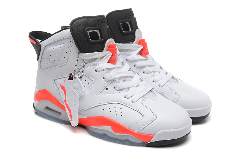 Air Jordan 6 VI Retro Infrared White Infrared Black Cheap - Click Image to Close