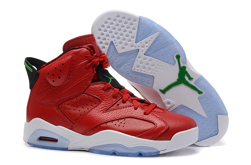 Air Jordan 6 VI Retro MVP History of Jordan Red Leather Green