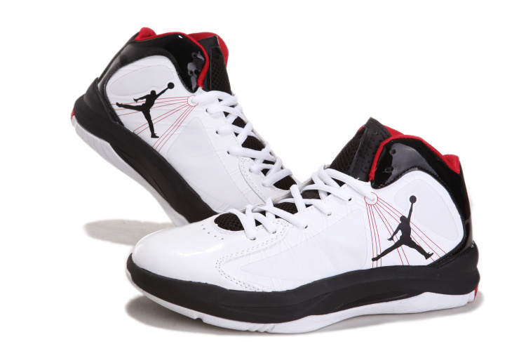 Jordan Aero Flight White Black Red - Click Image to Close