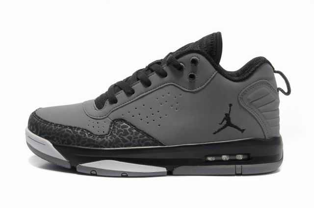 Jordan After Games II Grey Blacke White Shoes - Click Image to Close