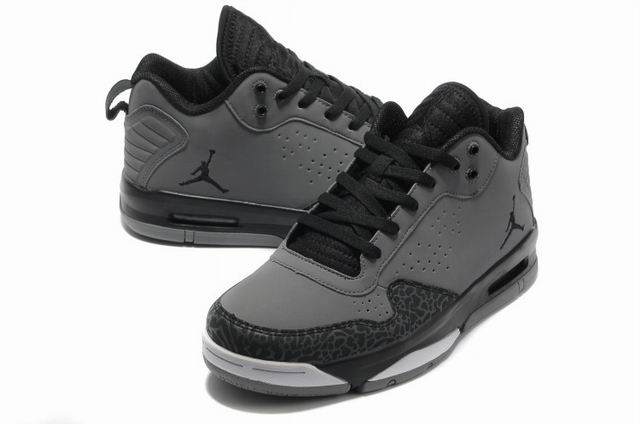 Jordan After Games II Grey Blacke White Shoes - Click Image to Close