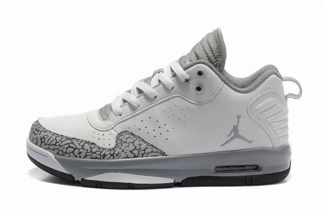 Jordan After Games II White Grey Shoes - Click Image to Close