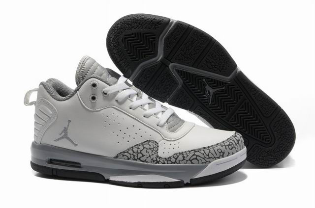 Jordan After Games II White Grey Shoes - Click Image to Close