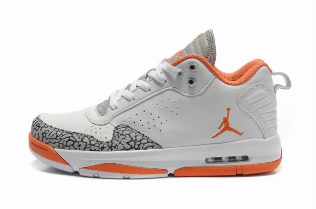 Jordan After Games II White Orange Shoes - Click Image to Close