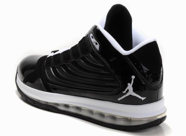 Cheap Jordan Big Ups Black White Shoes