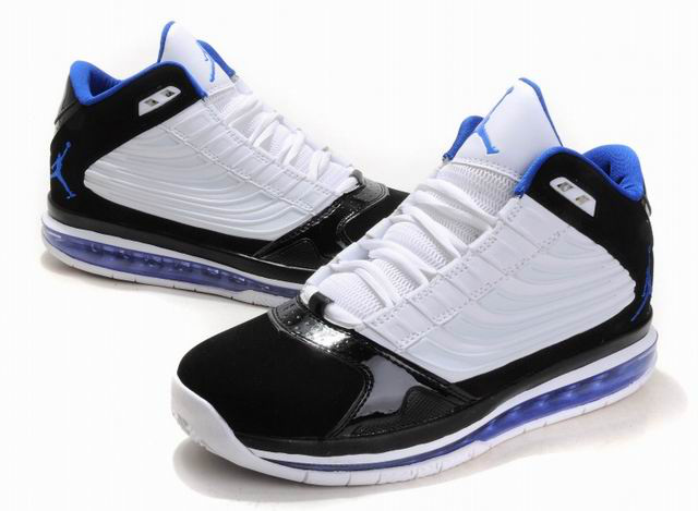 Cheap Jordan Big Ups White Black Blue Shoes