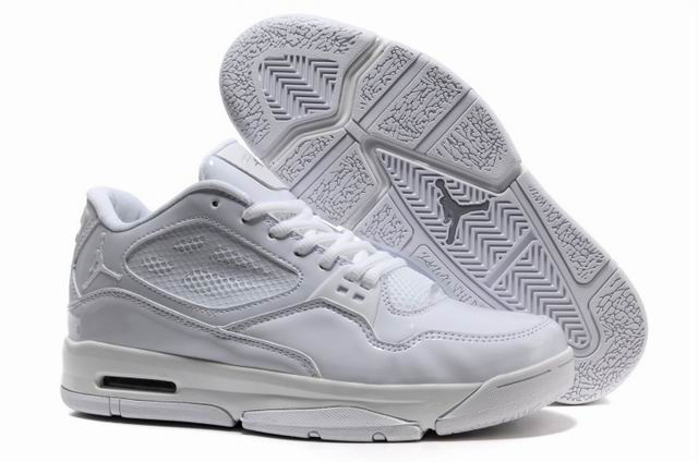 Jordan Flight 23 RST Low All White - Click Image to Close