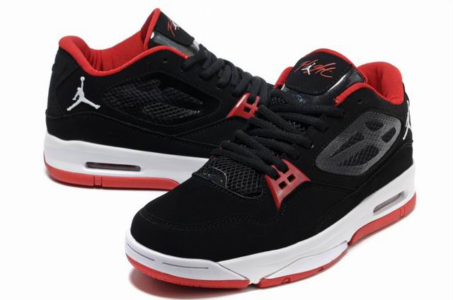 Jordan Flight 23 RST Low Black White Red - Click Image to Close