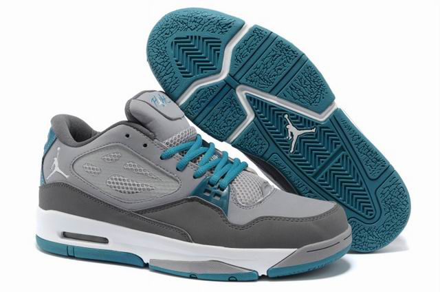 Jordan Flight 23 RST Low Grey White Blue - Click Image to Close