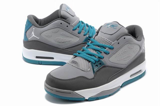 Jordan Flight 23 RST Low Grey White Blue - Click Image to Close